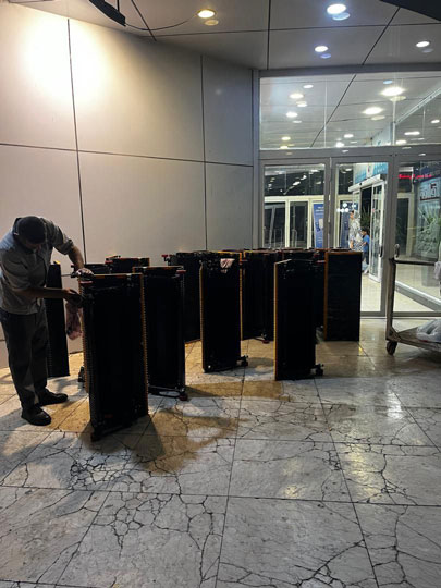 اورهال پله برقی در کیش