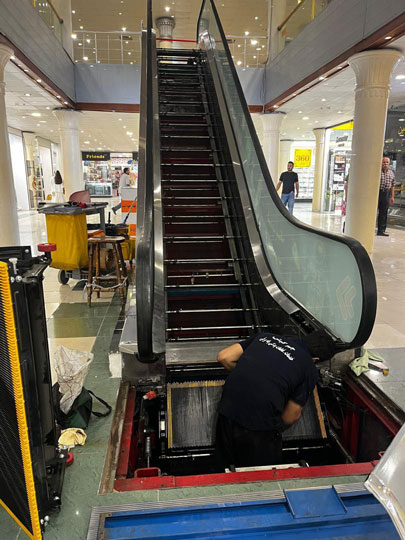 اورهال و سرویس کامل پله برقی در پاساژ ونوس کیش